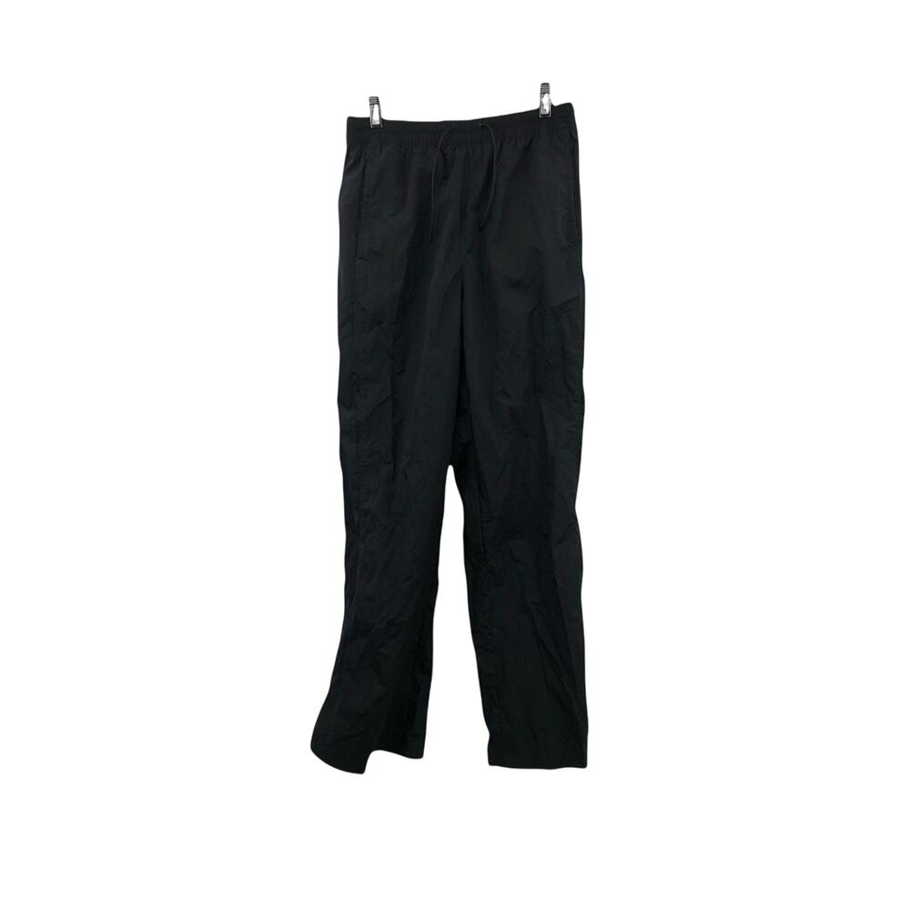 Nike Women's Windrunner High-Waisted Woven Open-Hem Pants Black Size Large